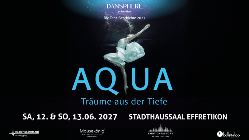 Wenn die Albträume der Stadt zerfliessen und ins Meer gespült werden, dann sind die Bewohner von Lumina, der schimmernden Unterwasserwelt, davon betroffen. Denn die Albträume sammeln sich zu einer schwarzen, wabernden Masse, die die AquaLuminianer bedrohen. Denn sie kennen keine Albträume. Land und Wasser, Stadt und Meer müssen sich zusammentun, um das Dunkel aufzulösen und die Albträume ein für alle Mal zu vernichten. Sowohl für die Menschen der Stadt wie auch unter Wasser. Tauchen Sie ein, in die farbenfrohe, magische Welt unter Wasser und begegnen Sie gemeinsam mit dem Cast den schillernden Kreaturen. Träumen Sie mit uns.